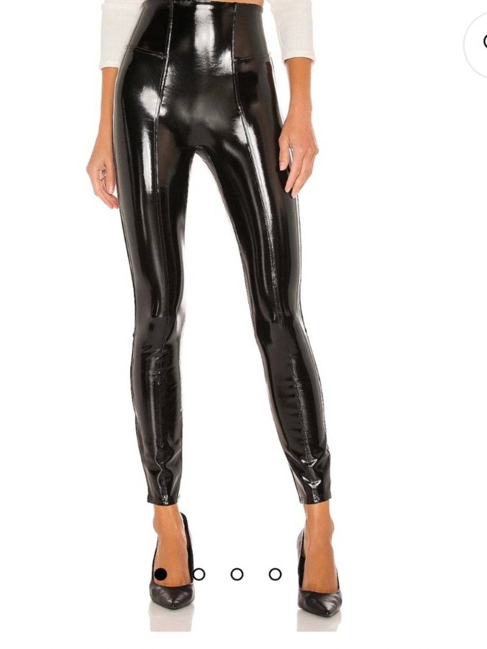 NWT Spanx Faux Patent Leather Leggings